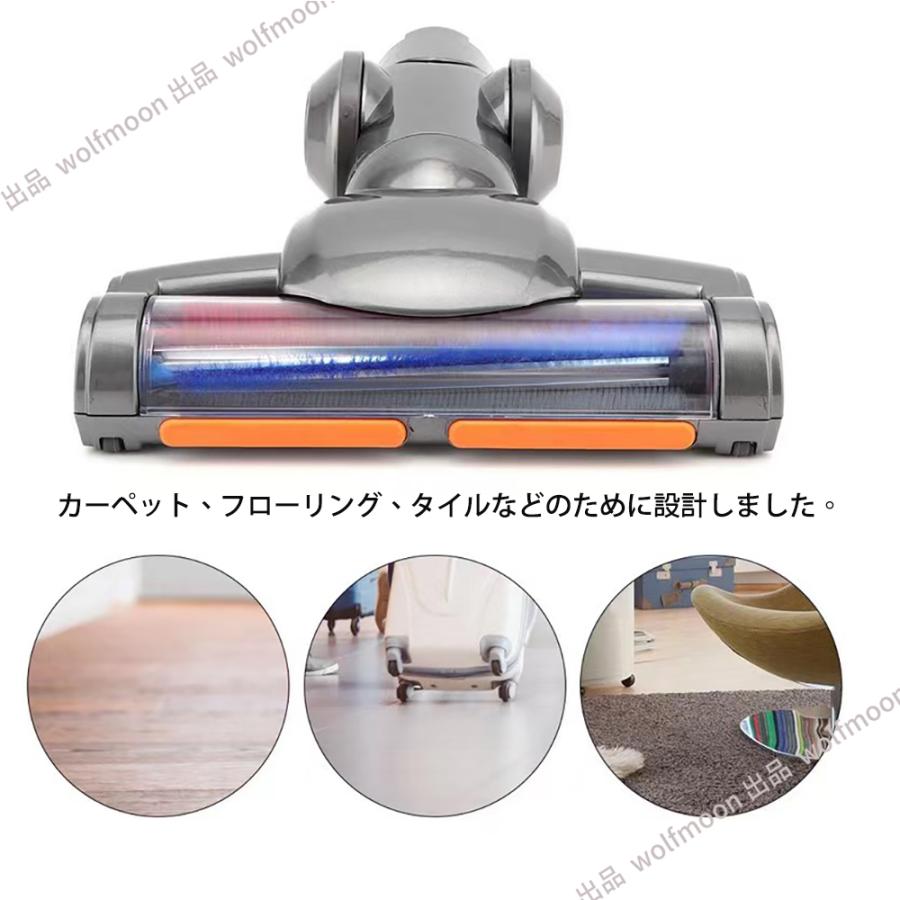 Dyson ダイソン 掃除機用 ソフトローラクリーナーヘッド  V6 DC52 DC62かDC31 DC35シリーズ専用 モーターヘッド 交換用 掃除機部品 アクセサリー（翌日発送）｜wolfmoon｜05