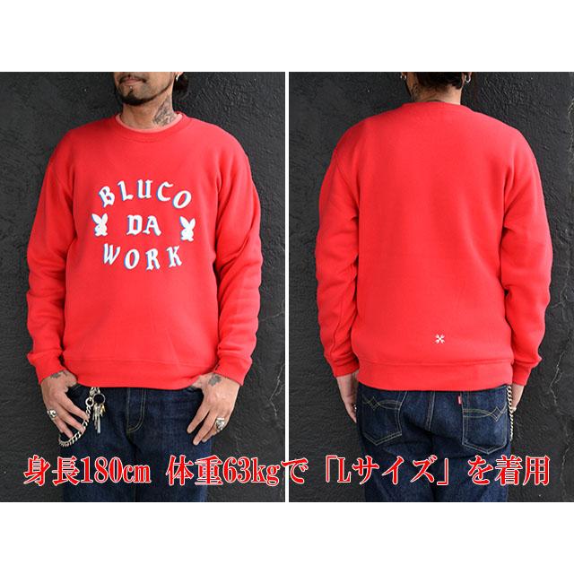全4色【BLUCO/ブルコ】2023AW「Sweat Shirts”DA”/スウェットシャツ”DA”」(1211)(BWG/UNCROWD/アンクラウド/アメカジ/ハーレー/バイカー/ウルフパック) |  | 11