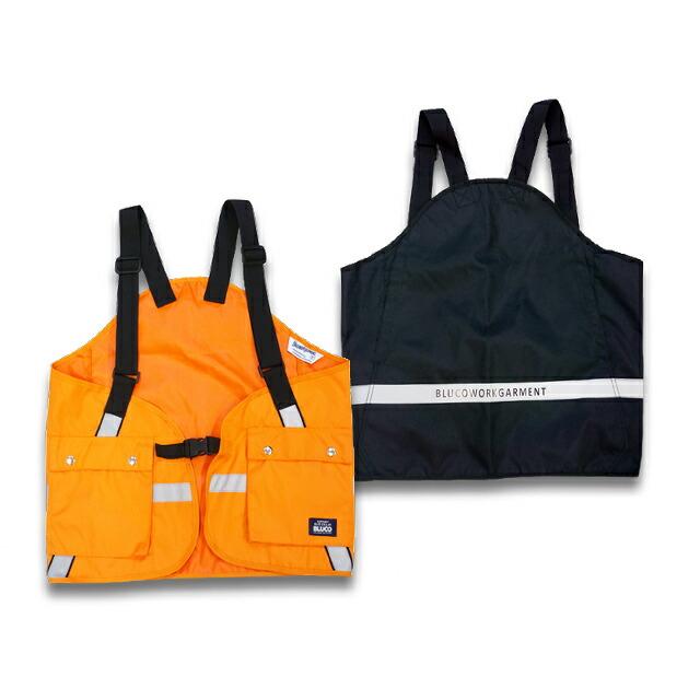 全2色【BLUCO/ブルコ】2023SS「Utility Vest”Reflector