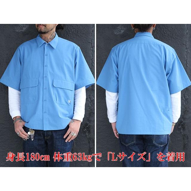 50% OFF)【BLUCO/ブルコ】2024SS「Big Pocket S/S Work Shirts/ビッグ
