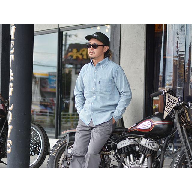 50% OFF)全3色【BLUCO/ブルコ】2024AW「8oz Denim B/D Shirts/8oz