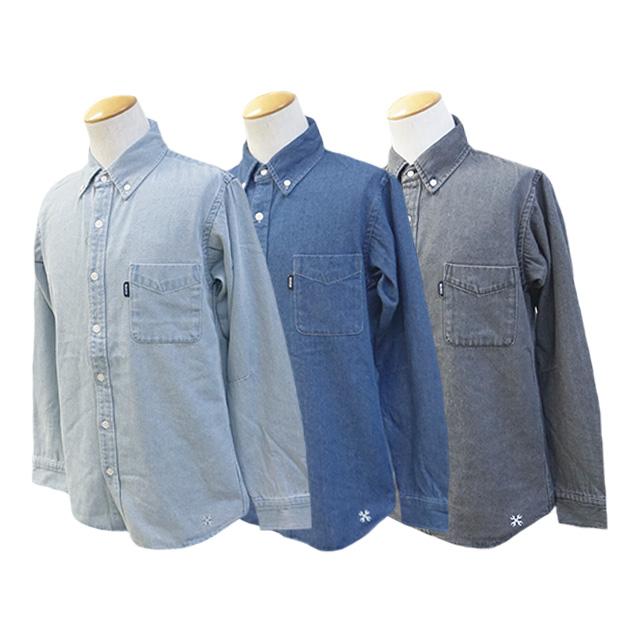 全3色【BLUCO/ブルコ】2024AW「8oz Denim B/D Shirts/8ozデニム