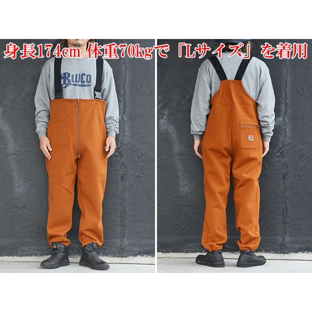 全3色【BLUCO/ブルコ】2024AW「Bonding Knit Overall/ボンディング