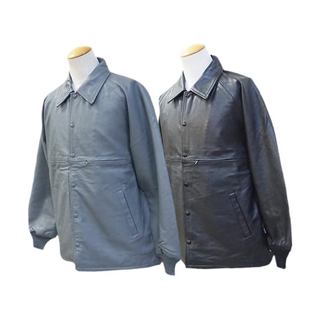 全2色【BLUCO/ブルコ】2024AW「Leather Coach Jacket/レザー 全2色【BLUCO/ブルコ】2024AW「Leather Coach Jacket/レザー