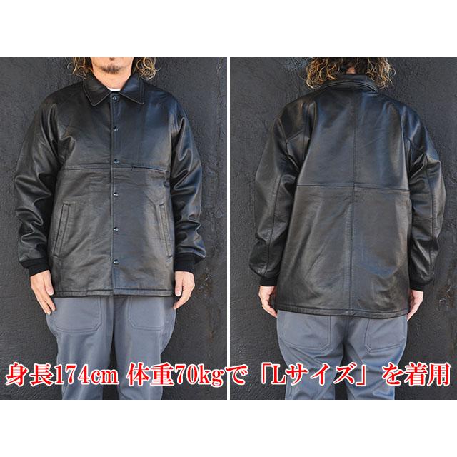 全2色【BLUCO/ブルコ】2024AW「Leather Coach Jacket/レザー 全2色【BLUCO/ブルコ】2024AW「Leather Coach Jacket/レザー