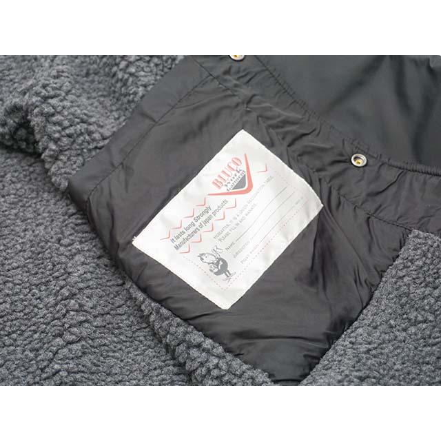 全4色【BLUCO/ブルコ】2024AW「Nylon Coach Jacket”Boa Lining