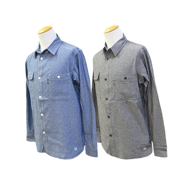 全2色【BLUCO/ブルコ】2025SS「Chambray L/S Work Shirts/シャンブレー