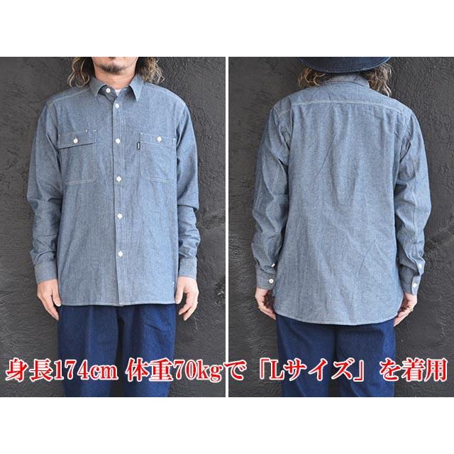 30% OFF)全2色【BLUCO/ブルコ】2025SS「Chambray L/S Work Shirts