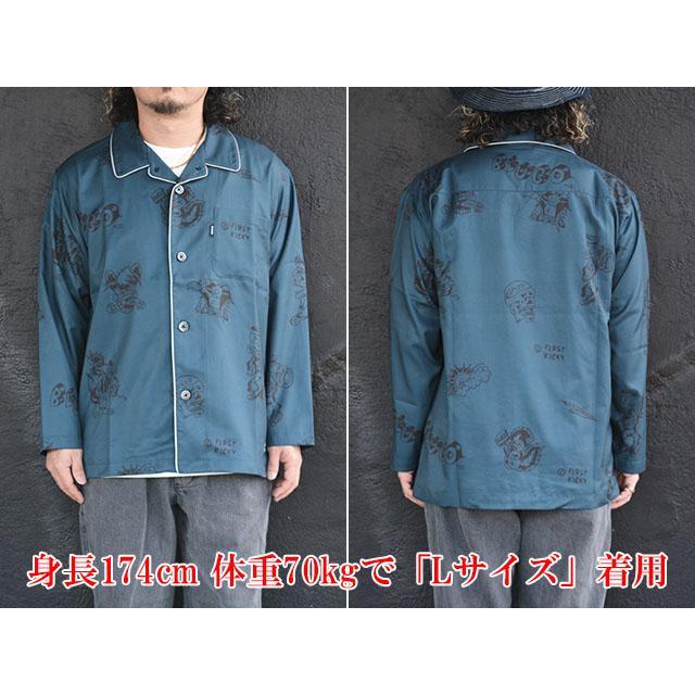 あ*ひ様 ブルコ　プールサイドシャツ　タトゥー 全3色【BLUCO/ブルコ】2025SS「Poolside L/S Shirts”TATTOO