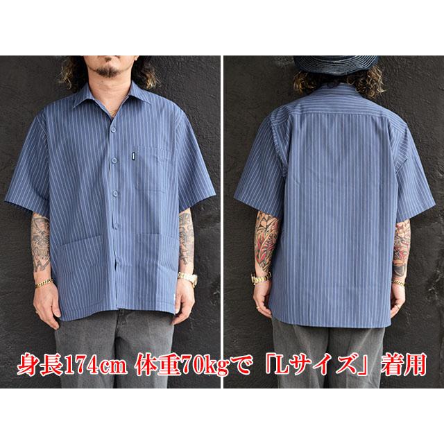 2025SS  フローレント  ストライプシャツ 全4色【BLUCO/ブルコ】2025SS「Garage S/S Stripe Work Shirts