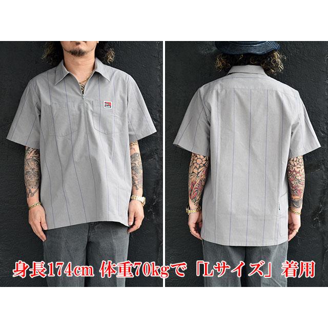 全4色【BLUCO/ブルコ】2025SS「Pullover S/S Stripe Work Shirts/プル