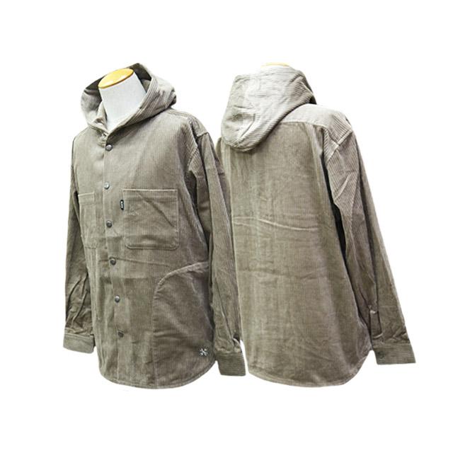 30% OFF)全3色【BLUCO/ブルコ】2025AW「Corduroy Hooded Shirts