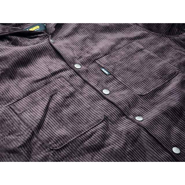 30% OFF)全3色【BLUCO/ブルコ】2025AW「Corduroy Hooded Shirts