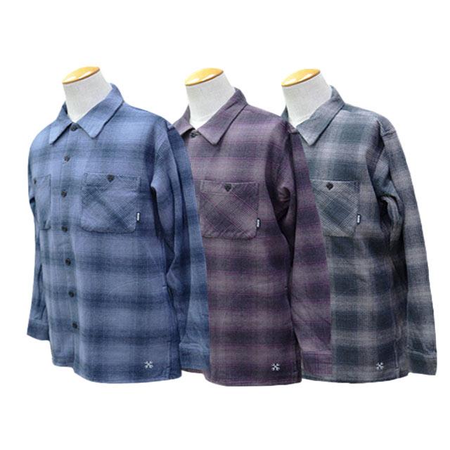 全3色【BLUCO/ブルコ】2025AW「Ombre Check Flannel Shirts/オンブレ