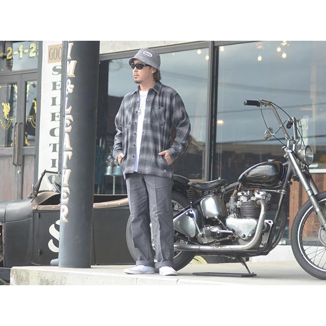 全3色【BLUCO/ブルコ】2025AW「Ombre Check Flannel Shirts/オンブレ