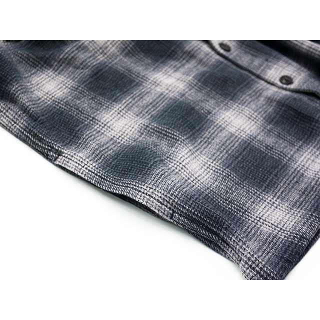 全3色【BLUCO/ブルコ】2025AW「Ombre Check Flannel Shirts/オンブレ