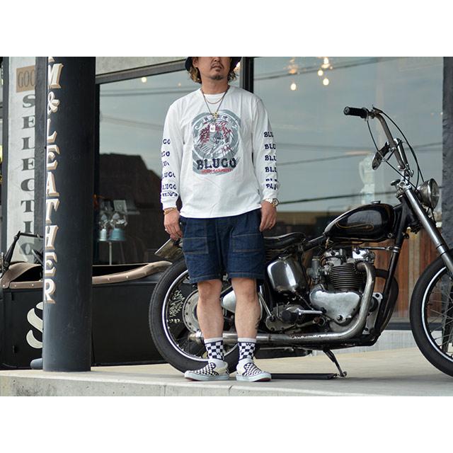 30% OFF)全4色【BLUCO/ブルコ】2025SS「Heavy Dry Cotton Print L/S