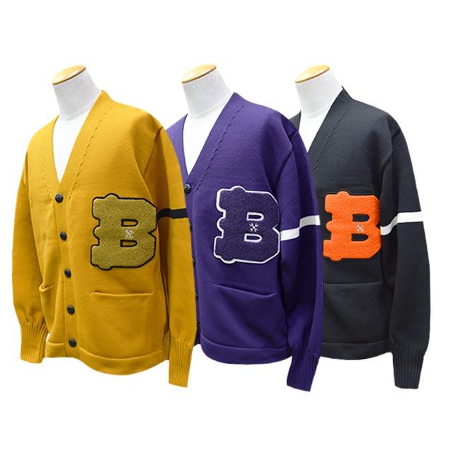 30% OFF)全3色【BLUCO/ブルコ】2025AW「Lettered Cardigan/レタード