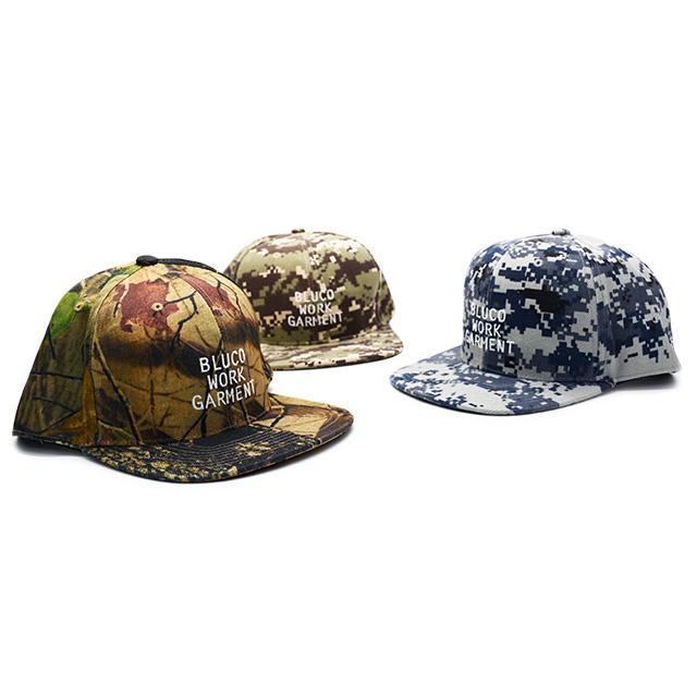 30% OFF)全3色【BLUCO/ブルコ】2025SS「6 Panel Cap”Camo”/6パネル
