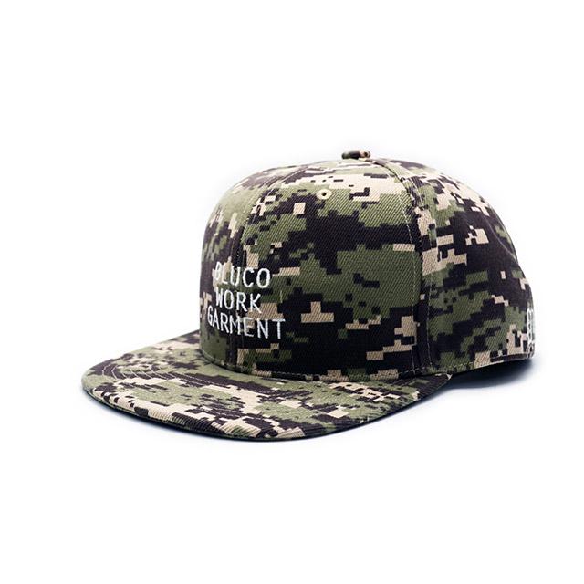 30% OFF)全3色【BLUCO/ブルコ】2025SS「6 Panel Cap”Camo”/6パネル