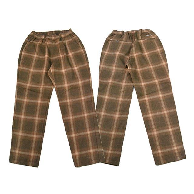 全2色【BLUCO/ブルコ】2025AW「Ombre Check Warm Easy Pants/オンブレ