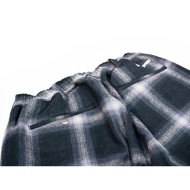 30% OFF)全2色【BLUCO/ブルコ】2025AW「Ombre Check Warm Easy Pants
