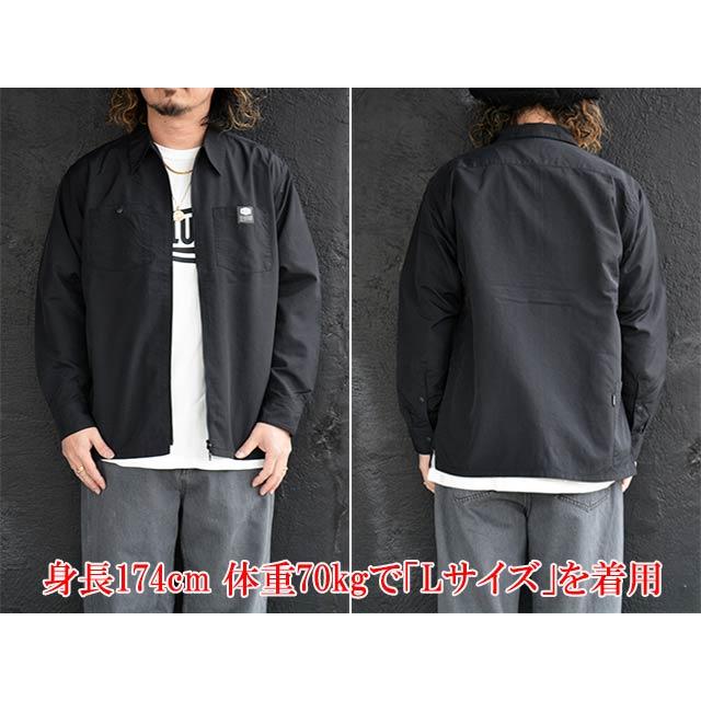 全4色【BLUCO/ブルコ】2026SS「Nylon Full Zip Shirt/ナイロン