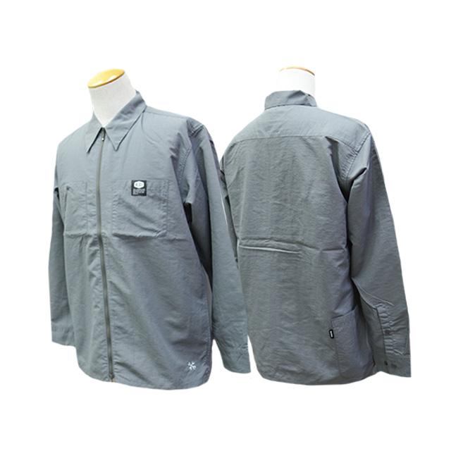 全4色【BLUCO/ブルコ】2026SS「Nylon Full Zip Shirt/ナイロン