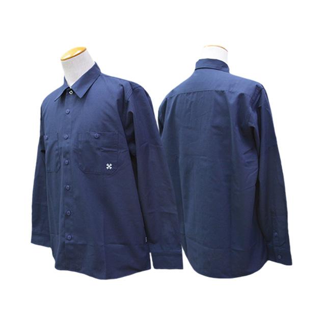 ダークブルーソックスとネイビー長袖シャツセット 全3色【BLUCO/ブルコ】2026SS「Standard L/S Work Shirt”Solid