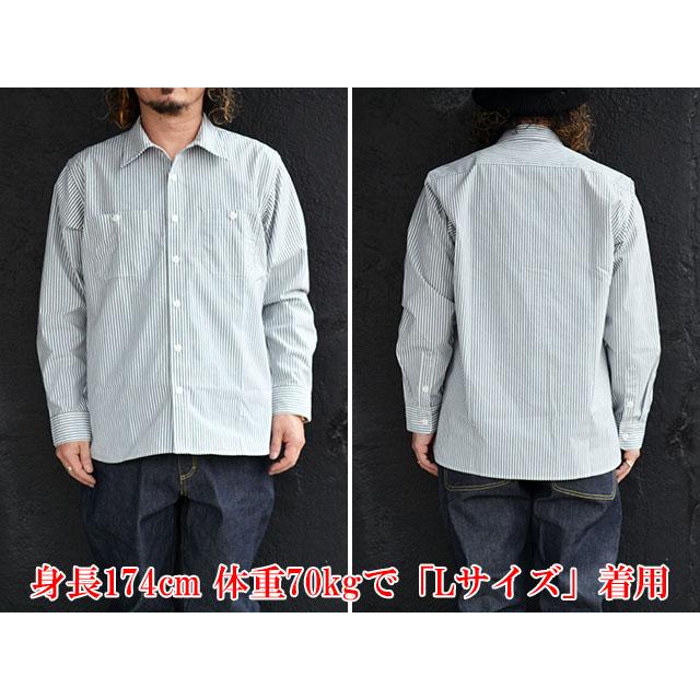 全3色【BLUCO/ブルコ】2026SS「Standard L/S Work Shirt”Stripe