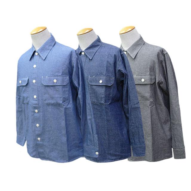 全3色【BLUCO/ブルコ】2026SS「Chambray L/S Work Shirt/シャンブレー