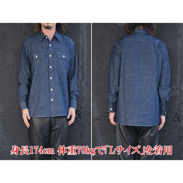 全3色【BLUCO/ブルコ】2026SS「Chambray L/S Work Shirt/シャンブレー
