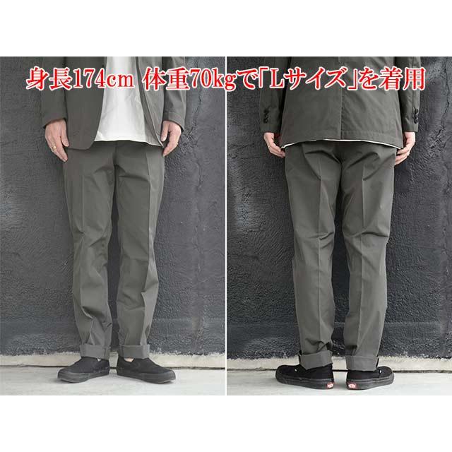 Lサイズ BLUCO ブルコ ワークパンツ カーキ　2026　定番 BLUCO（ブルコ） ワークパンツ スリムワークパンツ ストレッチ メンズ