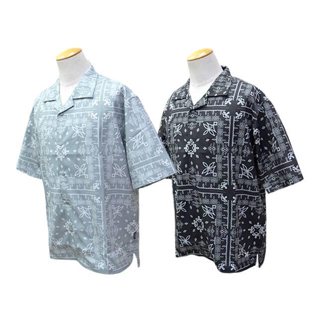 全2色【BLUCO/ブルコ】2026SS「Open Collar S/S Shirt”BANDANA