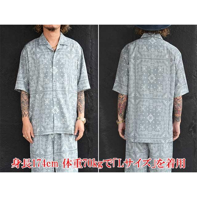 全2色【BLUCO/ブルコ】2026SS「Open Collar S/S Shirt”BANDANA