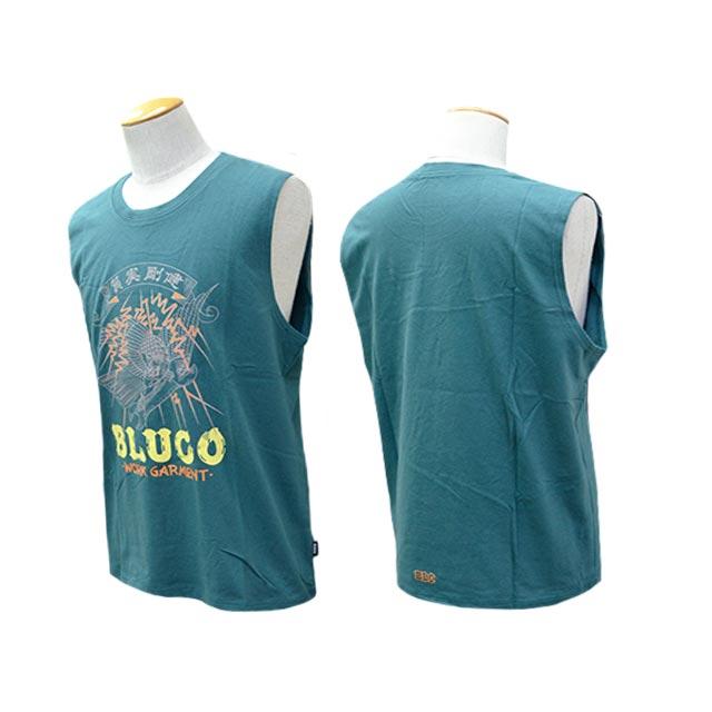 全4色【BLUCO/ブルコ】2026SS「No Sleeve Print Tee”遊鷹