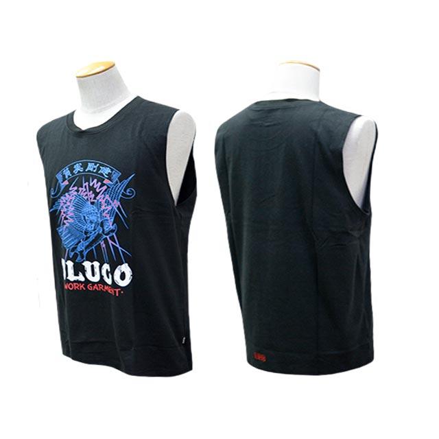 全4色【BLUCO/ブルコ】2026SS「No Sleeve Print Tee”遊鷹