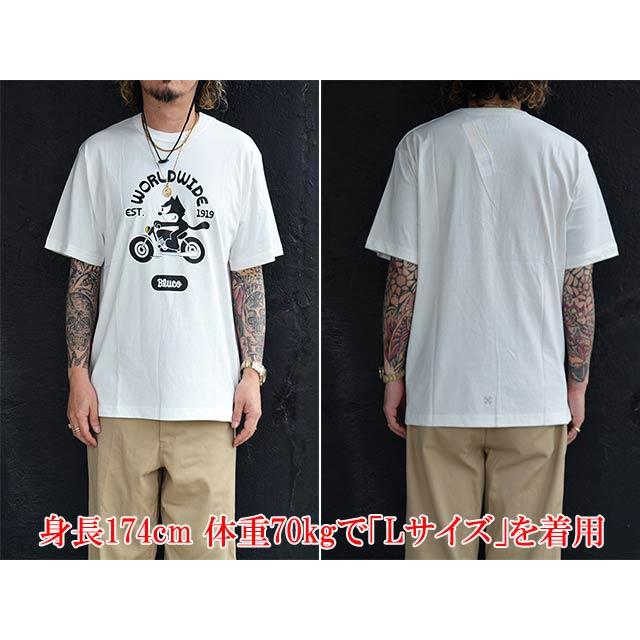 全2色【BLUCO/ブルコ】2026SS「Print Tee”WORLD WIDE”/プリントTee