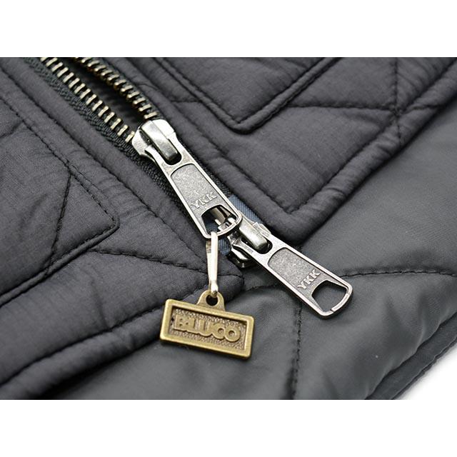 全4色【BLUCO/ブルコ】2026AW「Nylon Ripstop Quilted Vest/ナイロン