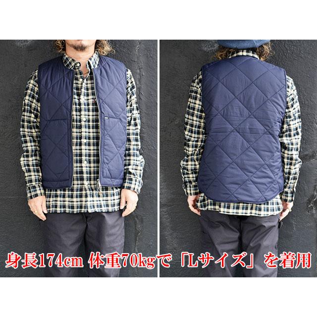 全4色【BLUCO/ブルコ】2026AW「Nylon Ripstop Quilted Vest/ナイロン
