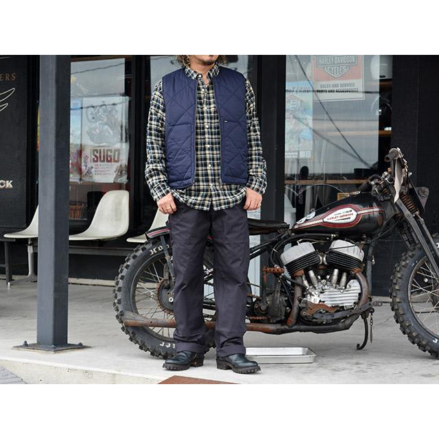 全4色【BLUCO/ブルコ】2026AW「Nylon Ripstop Quilted Vest/ナイロン
