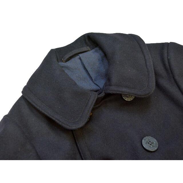 overcoatネイビー ウール100% カバーオール M 日本製