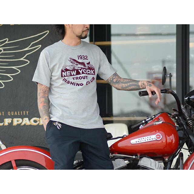 全2色【FREE WHEELERS/フリーホイーラーズ】2022SP「Short Sleeve Crew Neck Tee”1932 FISH&GAME」(2225002)(アメカジ/ハーレー/WOLF PACK/ウルフパック) |  | 09
