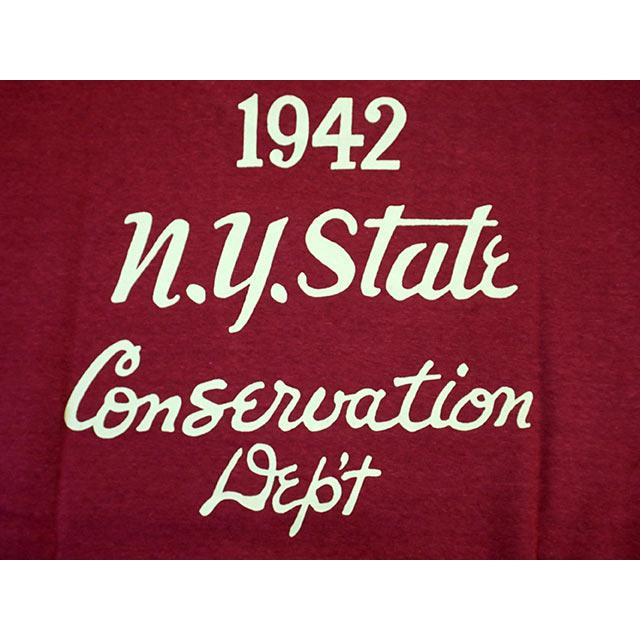 【FREE WHEELERS/フリーホイーラーズ】2022SP「Short Sleeve Crew Neck Tee”1942 N.Y. State Conservation Dept”/ショートスリーブクルーネックTee」(2225004)｜wolfpack-ss｜06