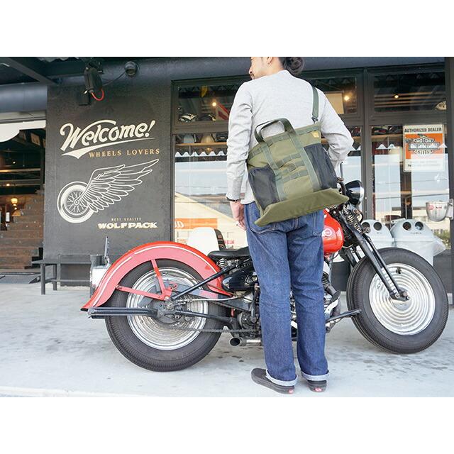 全2色【FREE WHEELERS/フリーホイーラーズ】2022SF「Helmet Bag