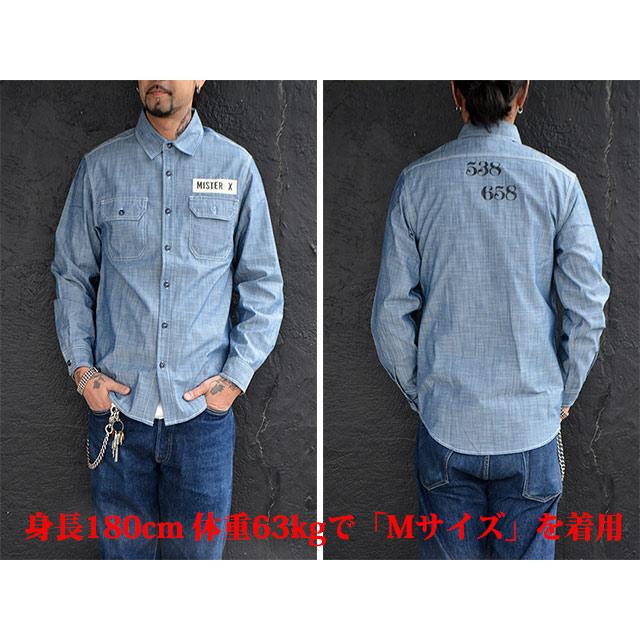 50% OFF)【MISTER X/ミスターエックス】2022AW「Prisoner L/S Shirts