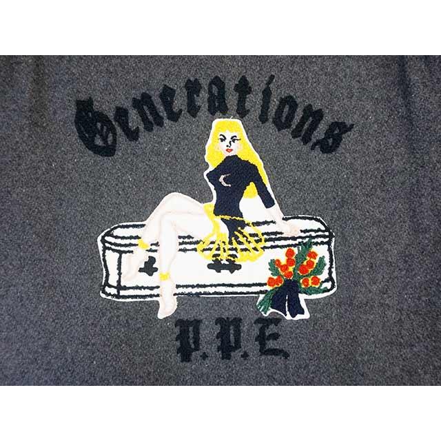 【POP EYES/ポップアイズ】2022AW「Generations Club Jacket/ジェネレーションクラブジャケット」(アンチェンジングラブ/ミスターX/ウルフパック)の画像