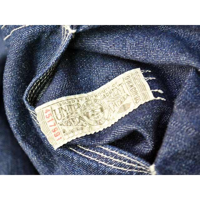 【FREE WHEELERS/フリーホイーラーズ】「Denim Overalls”Lot 102”/デニムオーバーオールズ”Lot 102”」(2612002)(アメカジ/ハーレー/WOLF PACK/ウルフパック)の画像