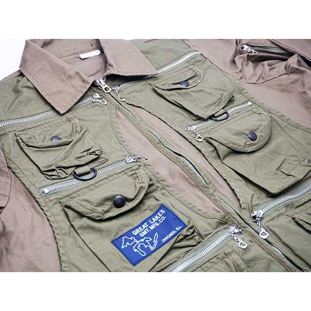 【FREE WHEELERS/フリーホイーラーズ】2024SF「Fishing Jacket”ANGLER”/フィッシングジャケット”アングラー”」(2421014)(アメカジ/ハーレー/ウルフパック)の画像
