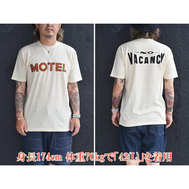 全2色【FREE WHEELERS/フリーホイーラーズ】2024SS「Short Sleeve Crew Neck Tee”MOTEL”/ショートスリーブクルーネックTee”モーテル”」(2425015)(アメカジ) |  | 08
